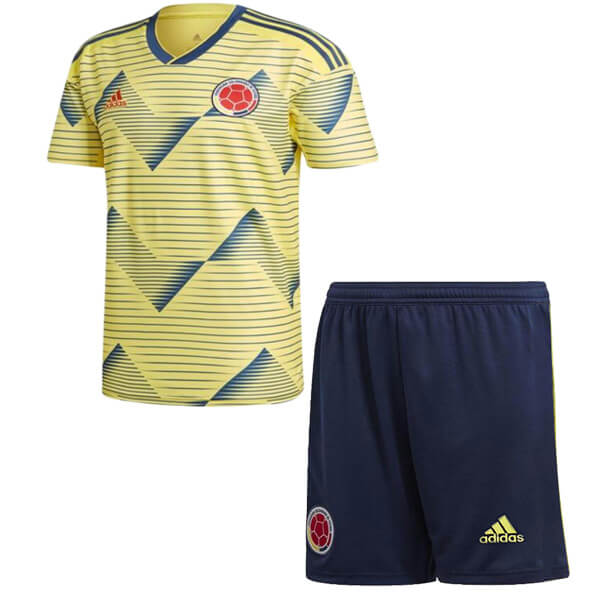 Camiseta Colombia 1ª Kit Niño 2019 Amarillo